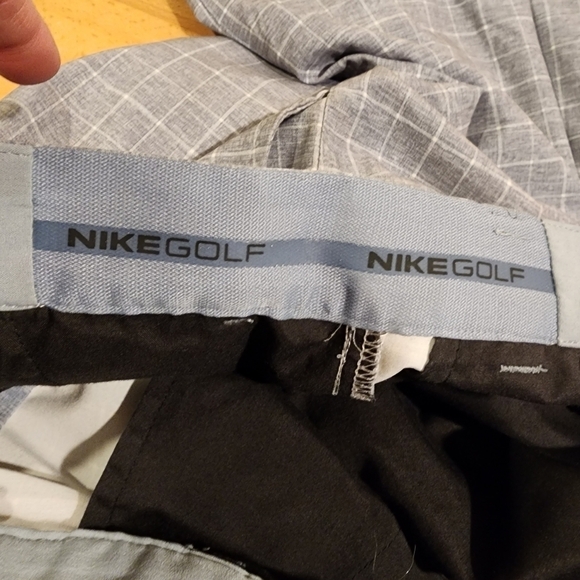 Nike Dri-Fit Fairway Grey WIndow Pane Plaid Golf Shorts Lightweight Outdoor 34 - Picture 6 of 12
